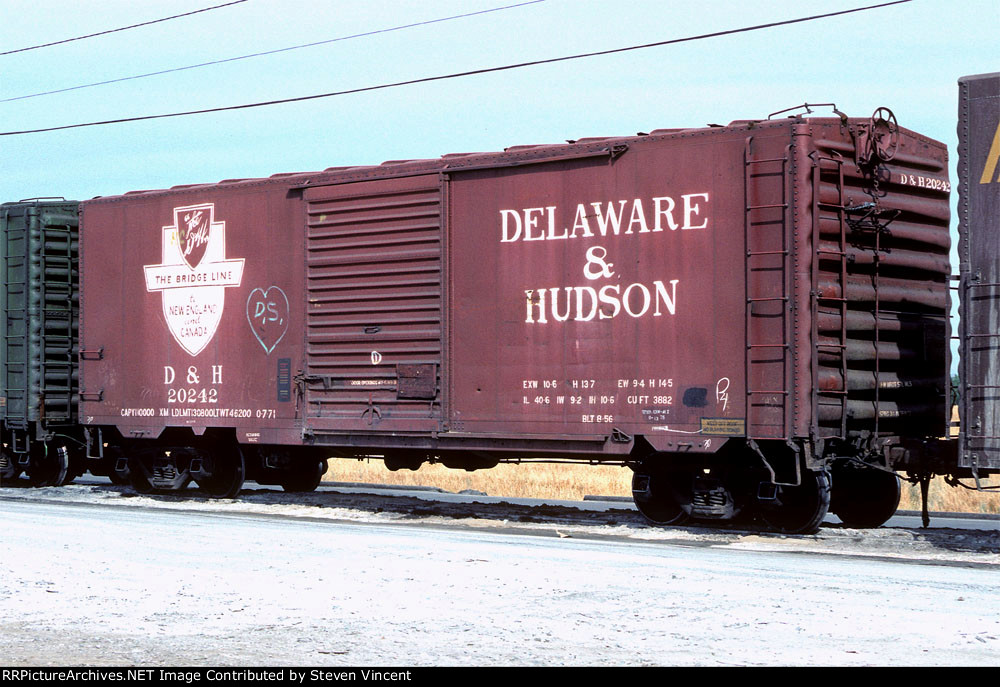 Delaware & Hudson 40' box DH #20242